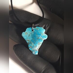 Natural Turquoise Necklace From Kingman Mine